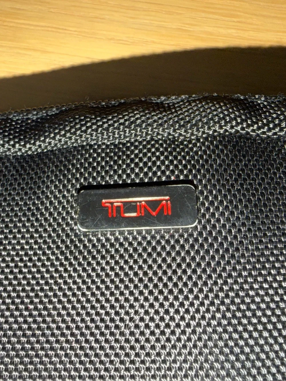 Tumi Small Black Zip Case Bag Pouch - great for tech, travel, organization etc
